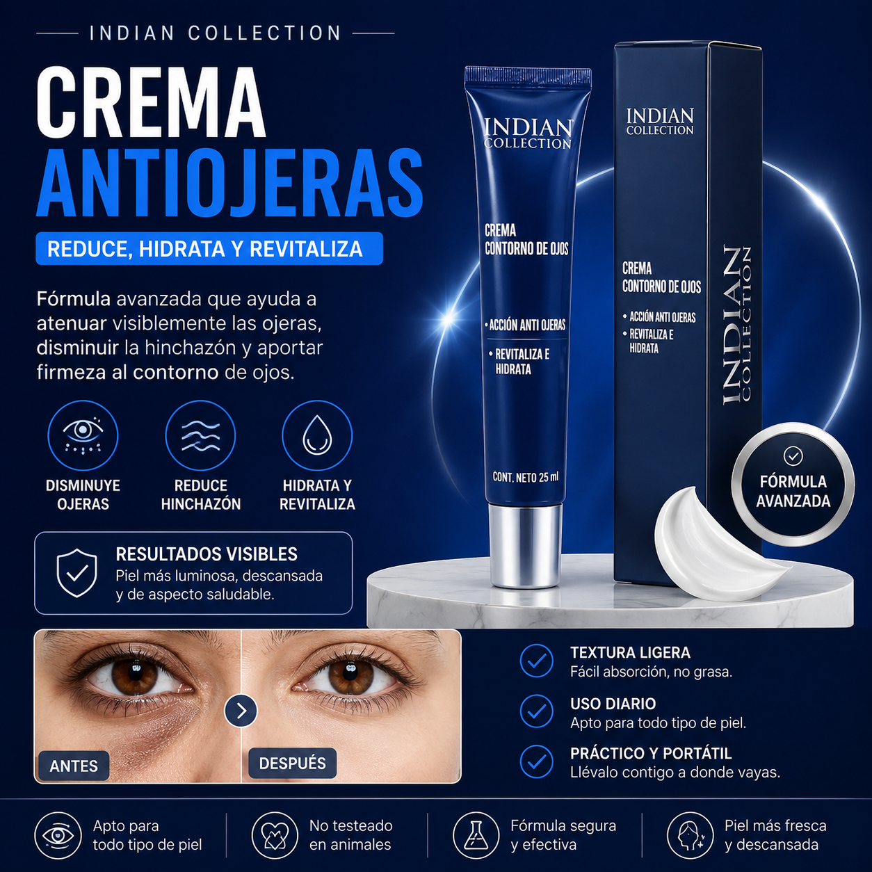 RevitaEyes™ Crema Anti Ojeras Premium