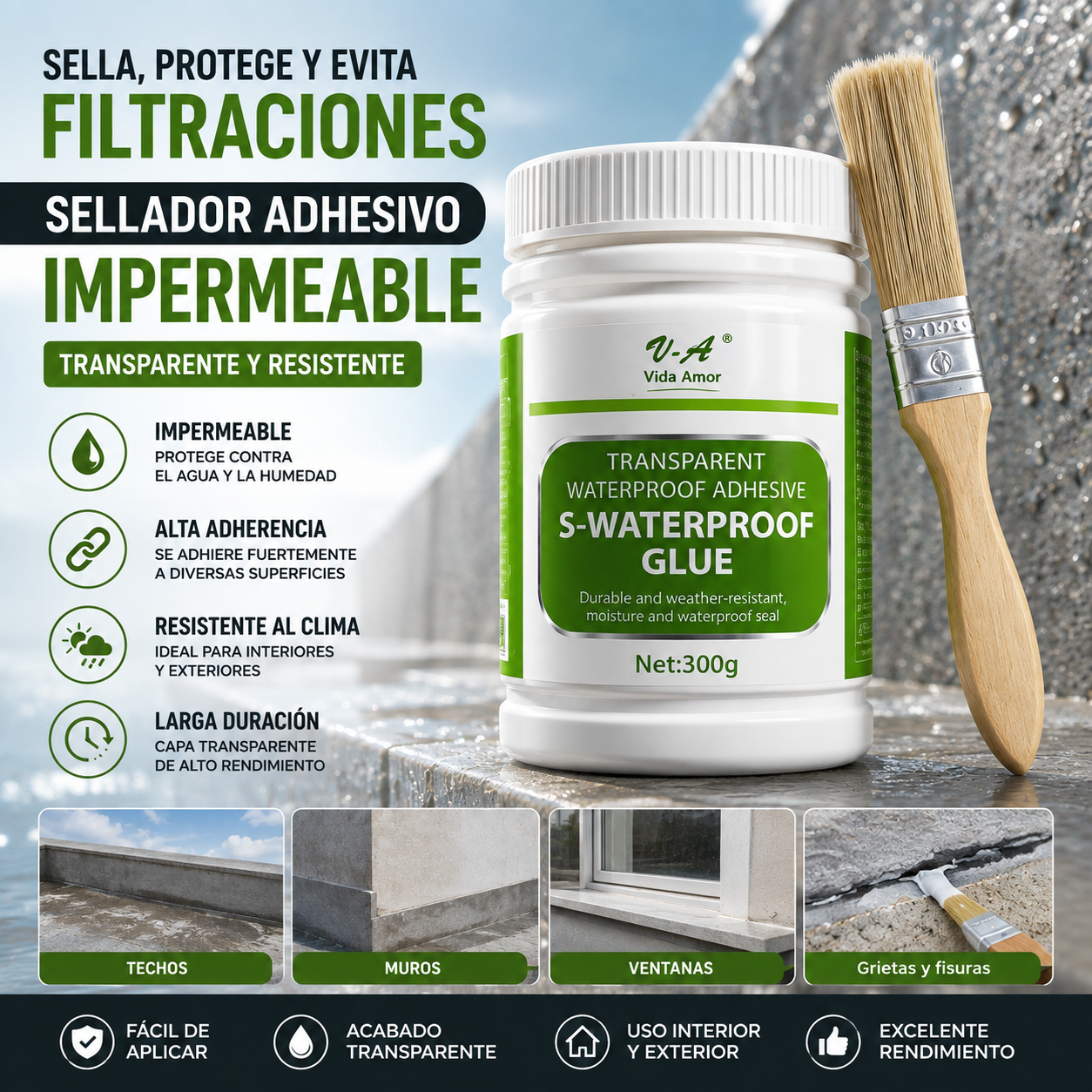 Impermax™ Sellador Adhesivo Impermeable